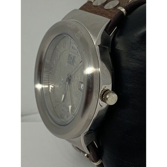 FRYE FR00004-02 Men's Brown Leather Analog Cream Dial Quartz Wrist Watch LW8 - Picture 3 of 12